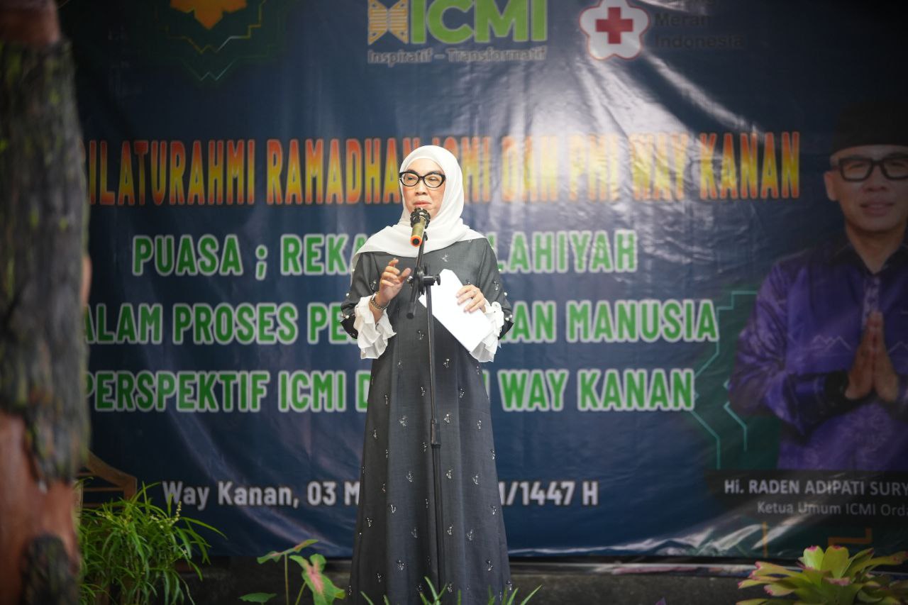Silaturahmi Ramadan PMI dan ICMI Perkuat Sinergi di Way Kanan