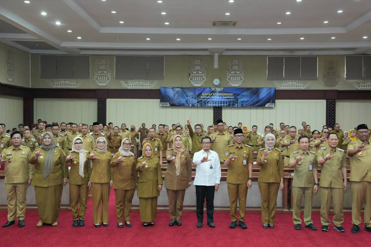 Bupati Way Kanan Ikuti Rakor Kepala Daerah se-Lampung