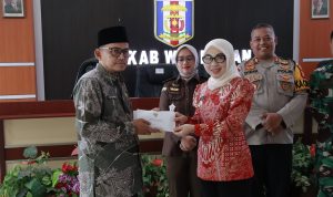 Pemkab Way Kanan Gelar Pembayaran Zakat Bersama BAZNAS