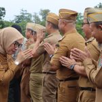 Bupati Way Kanan Pimpin Apel Halalbihalal ASN